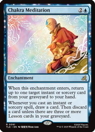 Chakra Meditation (091) Foil - Avatar: The Last Airbender: Eternal-Legal