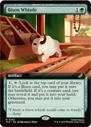 Bison Whistle (Extended Art) (202) - Avatar: The Last Airbender: Eternal-Legal