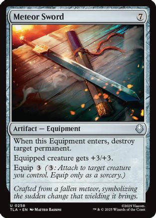 Meteor Sword (258) Foil - Avatar: The Last Airbender