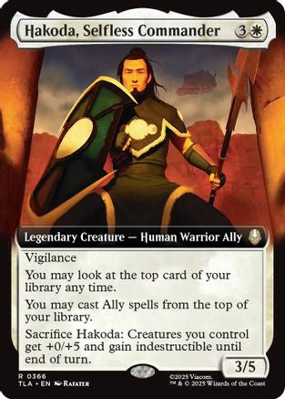 Hakoda, Selfless Commander (Extended Art) (366) - Avatar: The Last Airbender