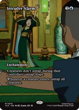 Intruder Alarm (Borderless) (015) Foil - Avatar: The Last Airbender: Eternal-Legal
