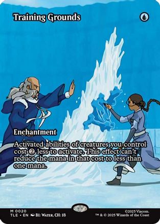 Training Grounds (Borderless) (020) Foil - Avatar: The Last Airbender: Eternal-Legal