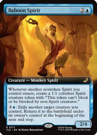Baboon Spirit (Extended Art) (177) Foil - Avatar: The Last Airbender: Eternal-Legal