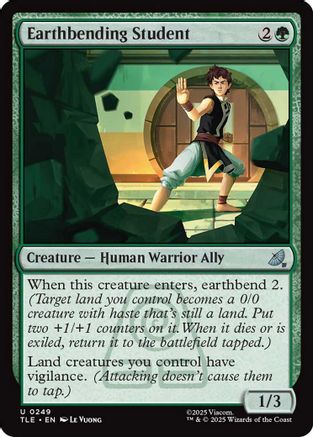 Earthbending Student (249) Foil - Avatar: The Last Airbender: Eternal-Legal