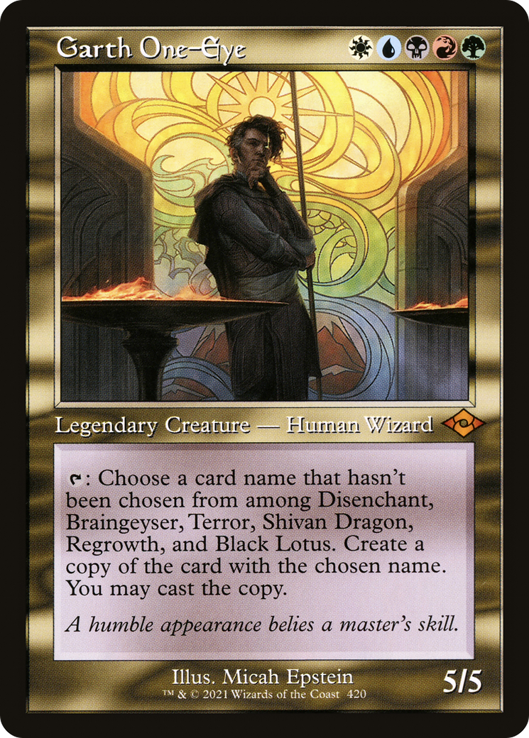 Garth One-Eye (Retro) (420) Foil - Modern Horizons 2