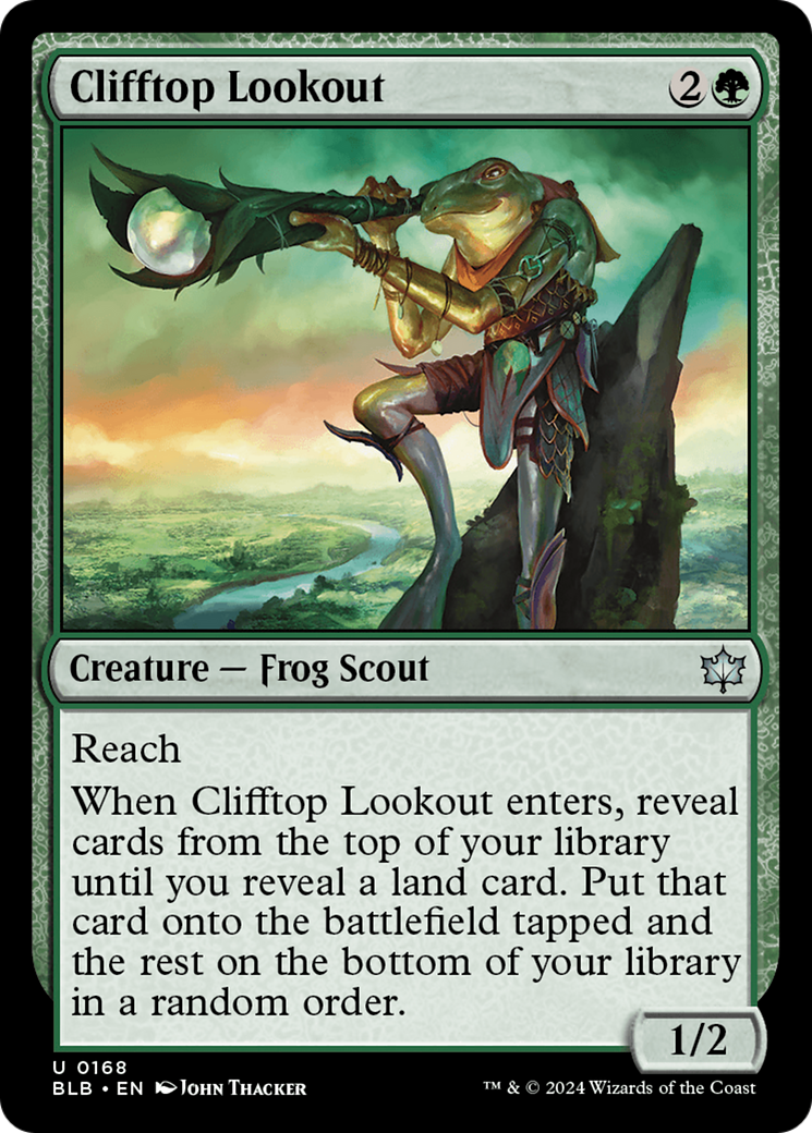 Clifftop Lookout (168) Foil - Bloomburrow