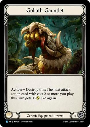 Goliath Gauntlet (ARR005) Rainbow Foil - Armory Deck: Rhinar