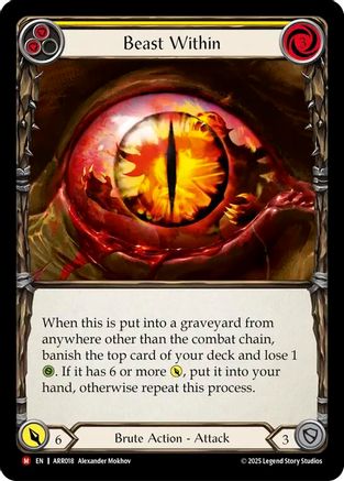 Beast Within (ARR018) - Armory Deck: Rhinar