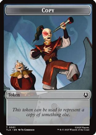 Copy (0001) // Spirit Double-Sided Token (1 // 3) Foil - Avatar: The Last Airbender