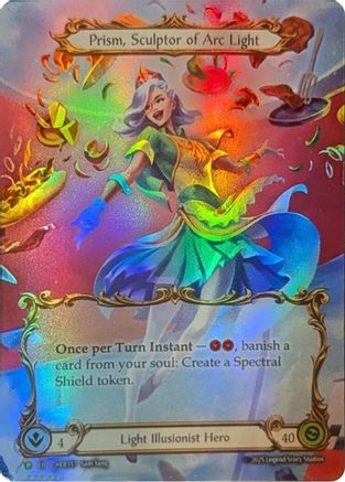 Prism, Sculptor of Arc Light (HER157) Rainbow Foil - FaB Promos