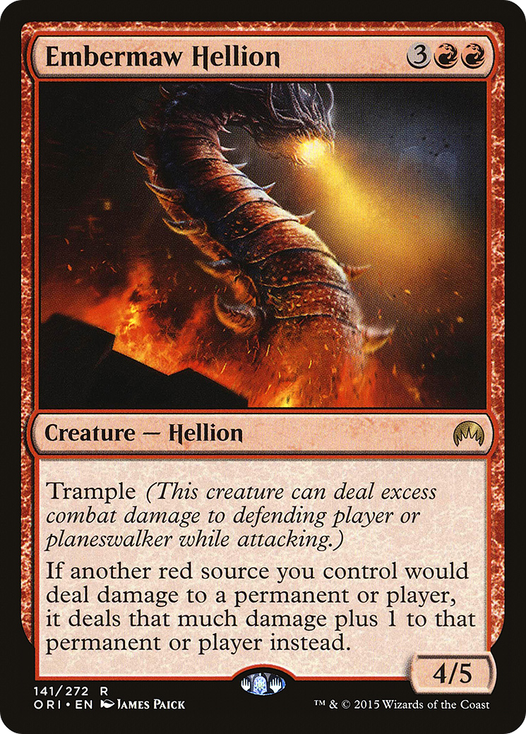 Embermaw Hellion (141) Foil - Magic Origins
