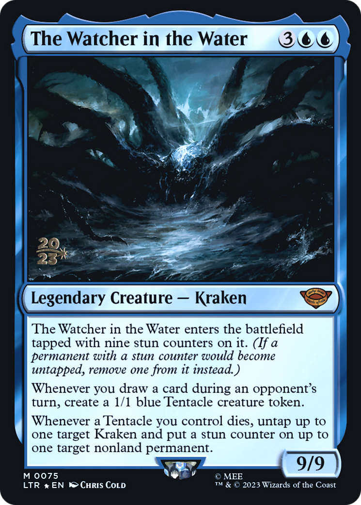 The Watcher in the Water (075) Foil - Tales of Middle-earth Promos