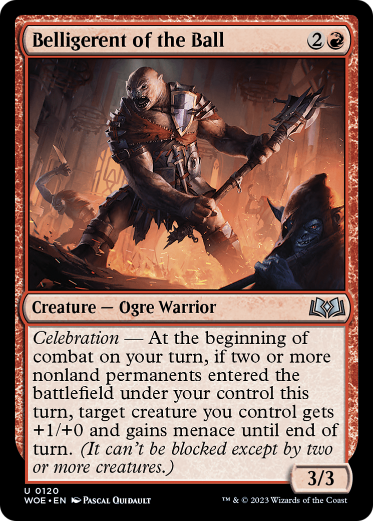 Belligerent of the Ball (120) Foil - Wilds of Eldraine