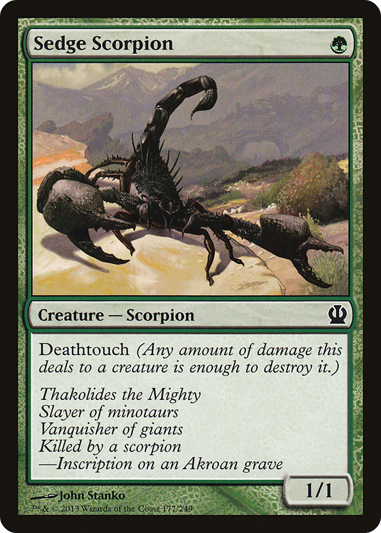 Sedge Scorpion (177) - Theros