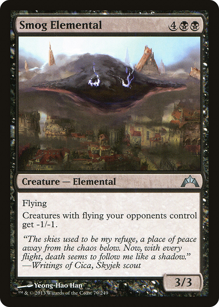 Smog Elemental (079) Foil - Gatecrash