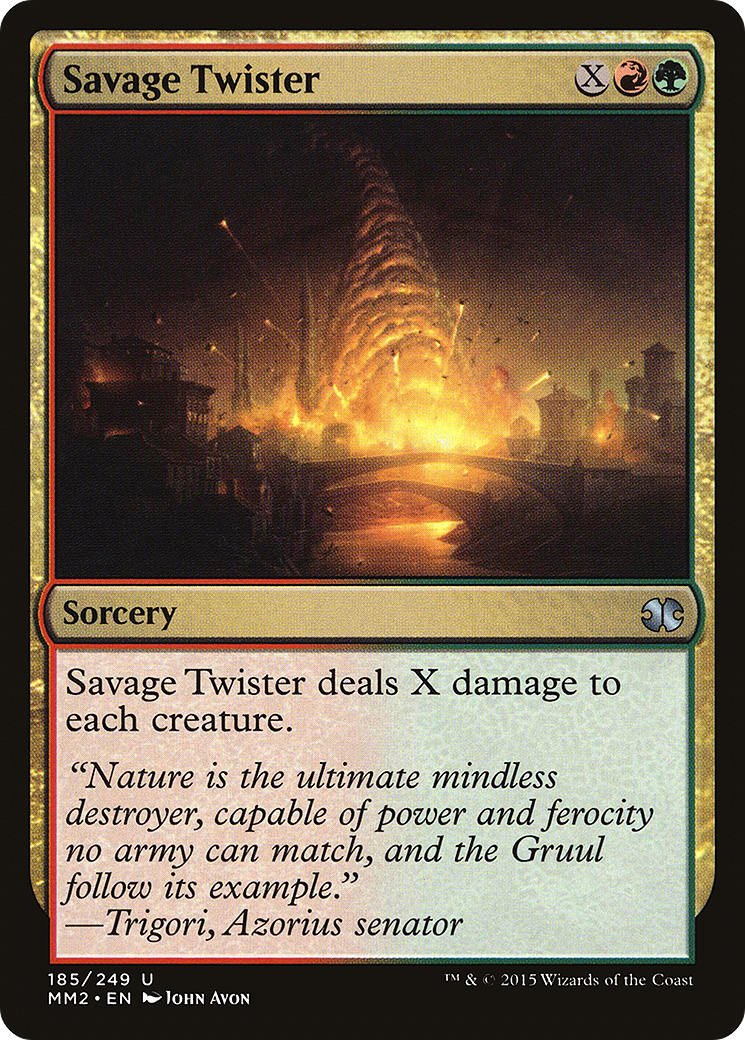 Savage Twister (185) Foil - Modern Masters 2015
