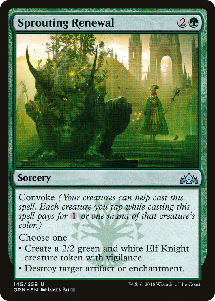 Sprouting Renewal (145) Foil - Guilds of Ravnica
