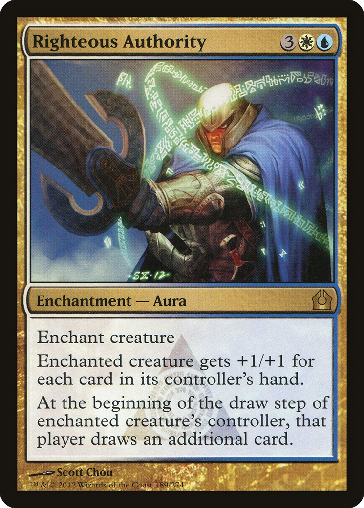 Righteous Authority (189) Foil - Return to Ravnica