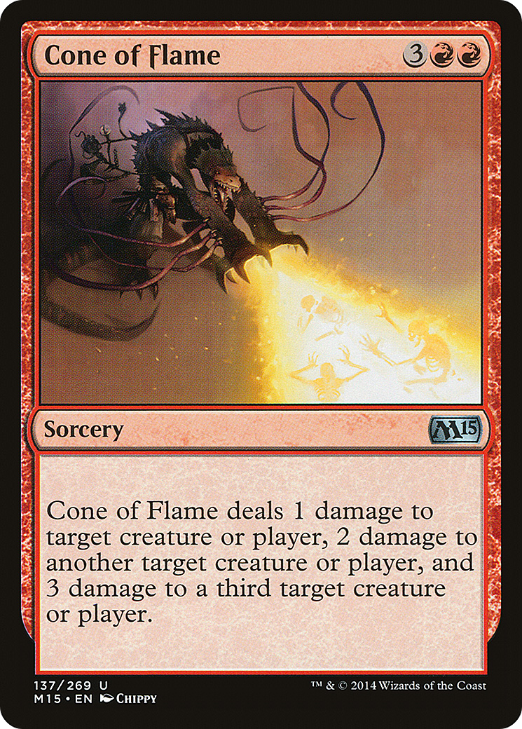 Cone of Flame (137) Foil - Magic 2015