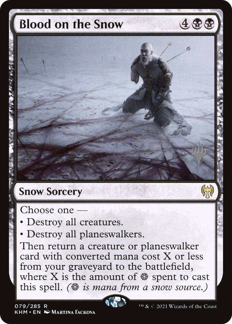 Blood on the Snow (79p) Foil - Kaldheim Promos