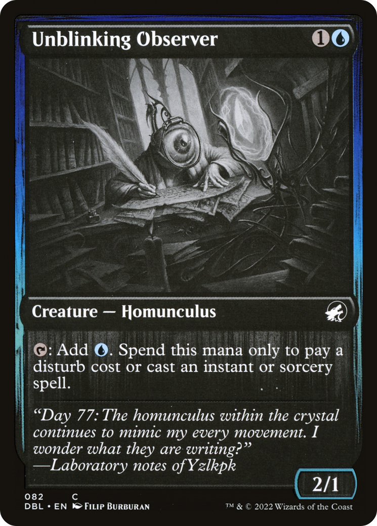 Unblinking Observer (082) Foil - Innistrad: Double Feature