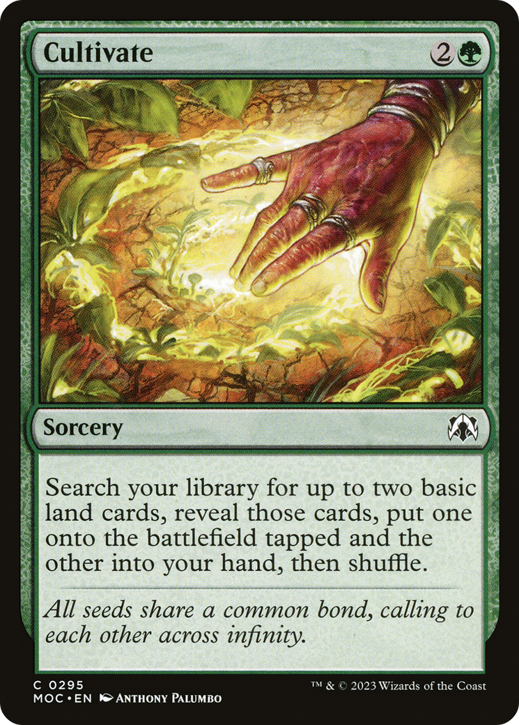 Cultivate (295) - March of the Machine Commander