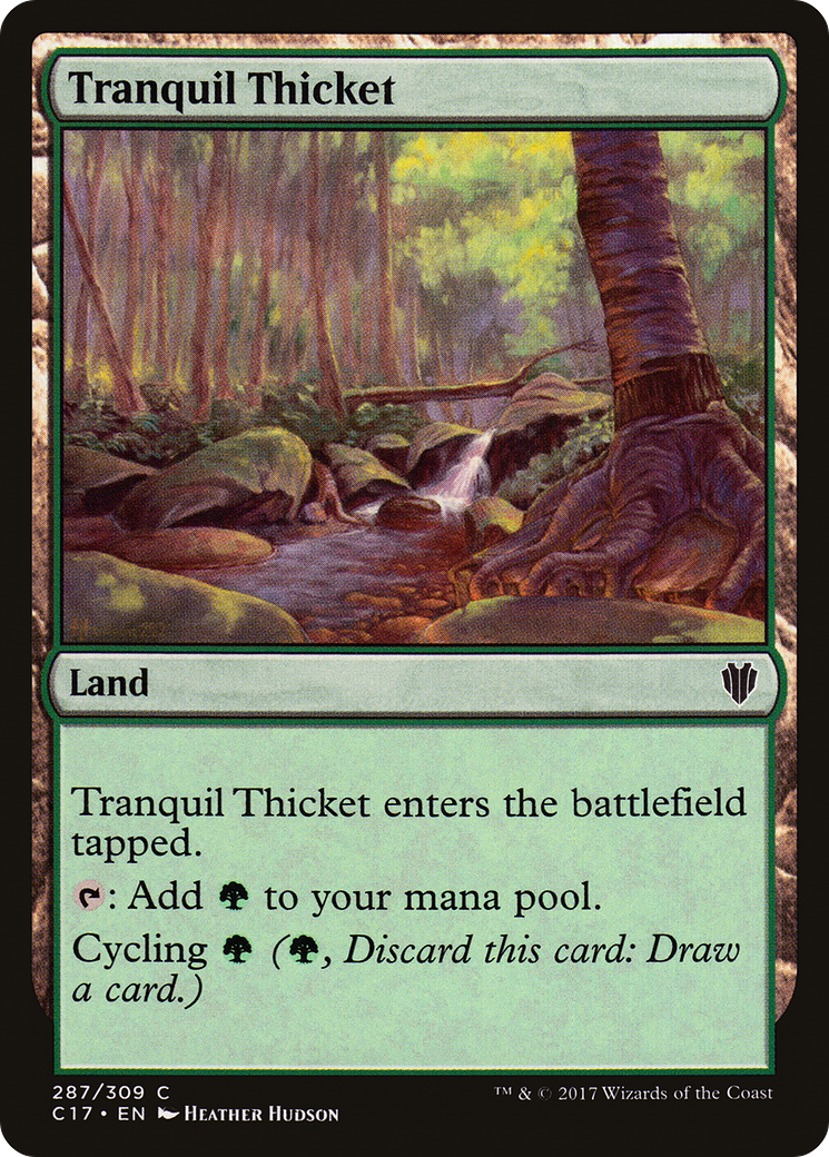 Tranquil Thicket (287) - Commander 2017