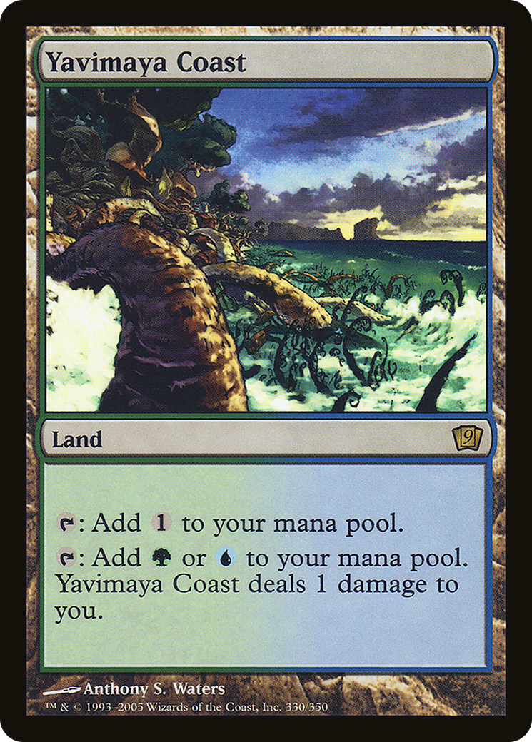 Yavimaya Coast (330) Foil - Ninth Edition