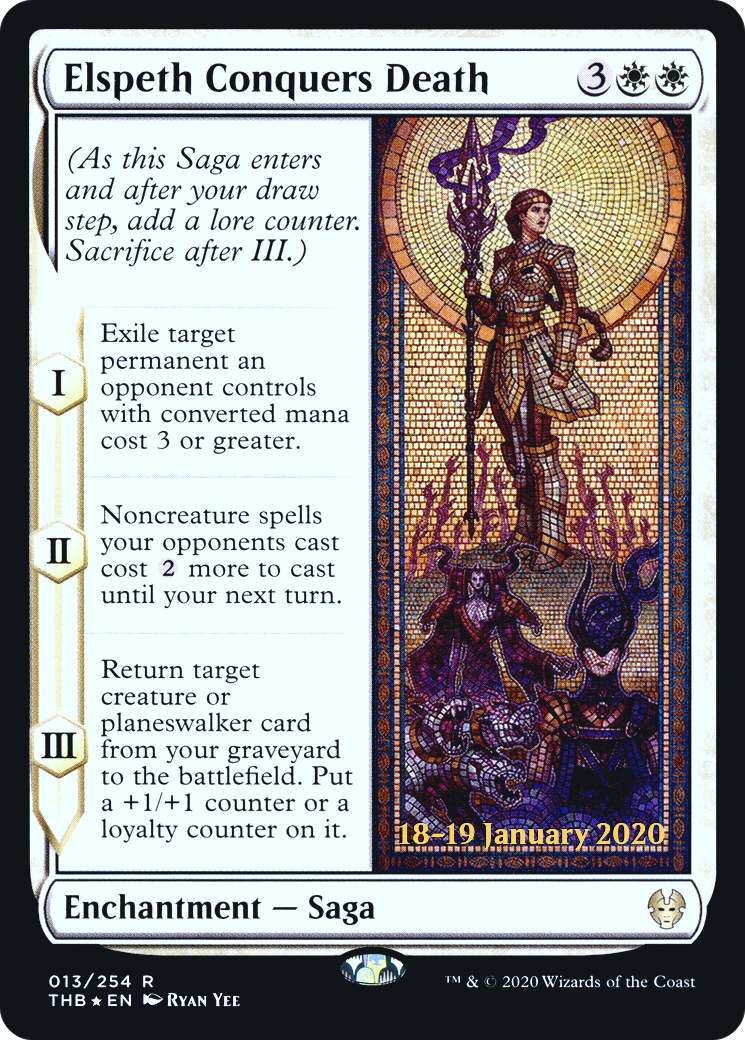 Elspeth Conquers Death (013) Foil - Theros Beyond Death Promos