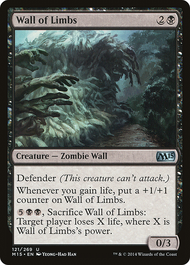 Wall of Limbs (121) Foil - Magic 2015
