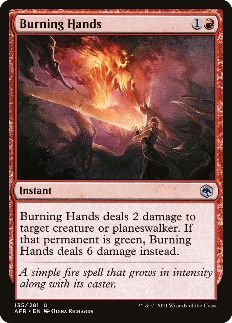 Burning Hands (135) - Adventures in the Forgotten Realms