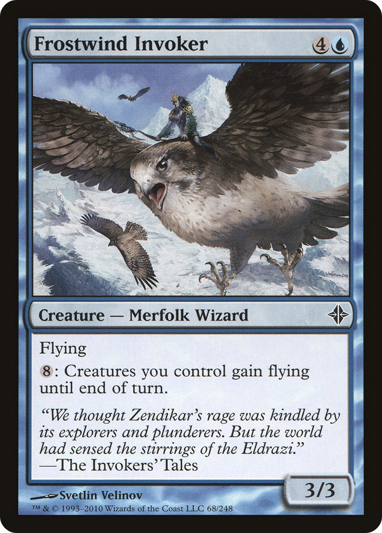 Frostwind Invoker (068) Foil - Rise of the Eldrazi