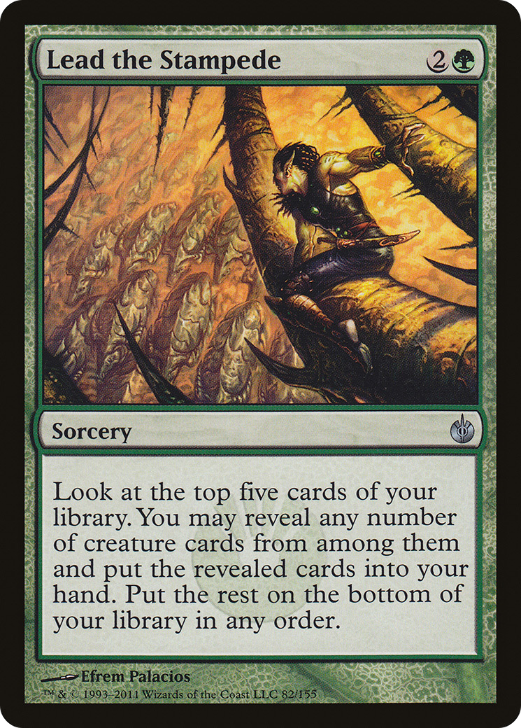 Lead the Stampede (082) - Mirrodin Besieged
