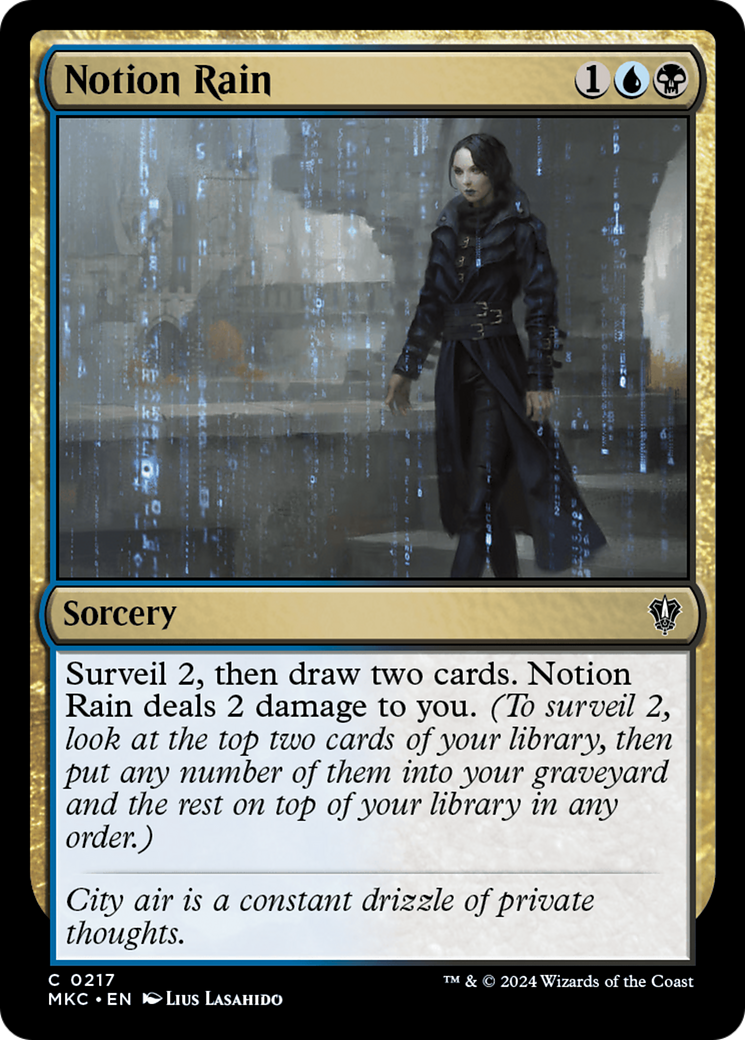 Notion Rain (217) - Murders at Karlov Manor Commander