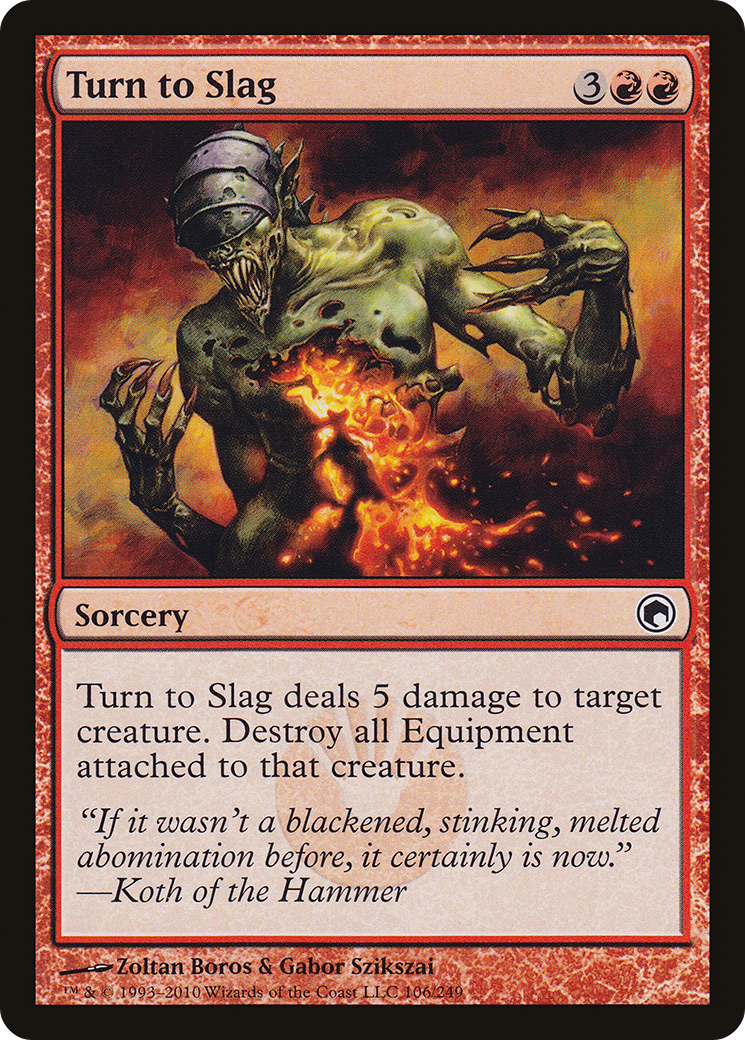 Turn to Slag (106) - Scars of Mirrodin