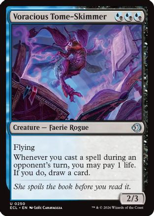 Voracious Tome-Skimmer (250) Foil - Lorwyn Eclipsed