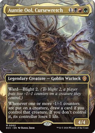 Auntie Ool, Cursewretch (Borderless) (002) Foil - Commander: Lorwyn Eclipsed
