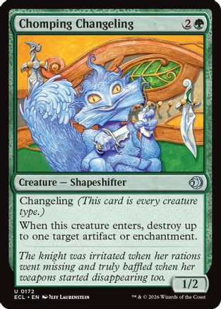 Chomping Changeling (172) Foil - Lorwyn Eclipsed