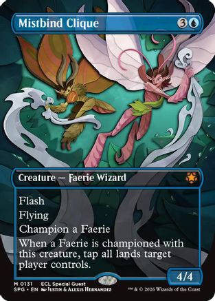 Mistbind Clique (Borderless) (131) Foil - Special Guests