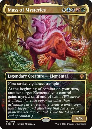 Mass of Mysteries (Borderless) (003) - Commander: Lorwyn Eclipsed