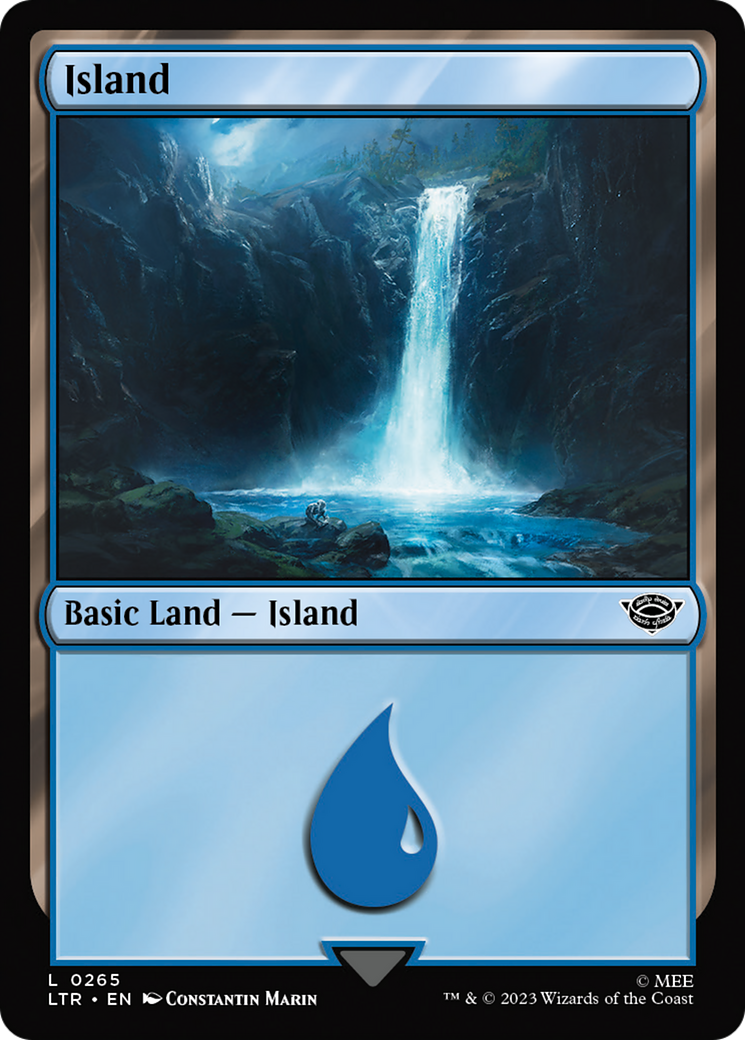 Island (265) Foil - The Lord of the Rings: Tales of Middle-earth