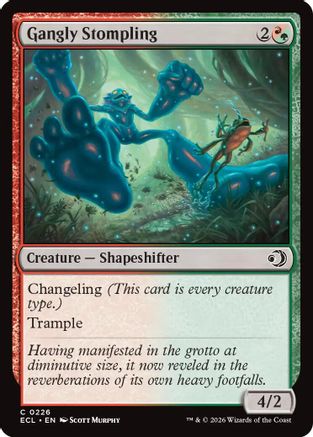 Gangly Stompling (226) Foil - Lorwyn Eclipsed