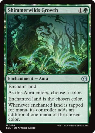 Shimmerwilds Growth (194) Foil - Lorwyn Eclipsed