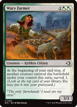 Wary Farmer (251) Foil - Lorwyn Eclipsed