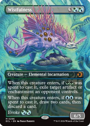Wistfulness (Borderless) (296) - Lorwyn Eclipsed
