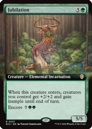 Jubilation (Extended Art) (037) Foil - Commander: Lorwyn Eclipsed