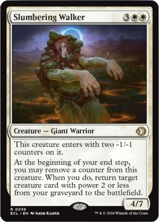 Slumbering Walker (035) Foil - Lorwyn Eclipsed