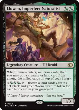 Lluwen, Imperfect Naturalist (232) Foil - Lorwyn Eclipsed
