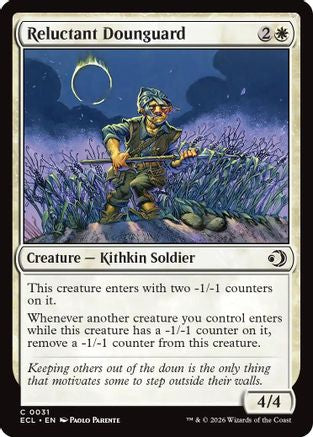 Reluctant Dounguard (031) Foil - Lorwyn Eclipsed