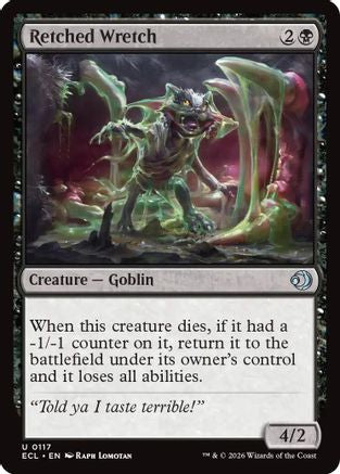 Retched Wretch (117) Foil - Lorwyn Eclipsed